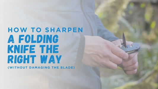How to Sharpen a Folding Knife the Right Way (Without Damaging the Blade)