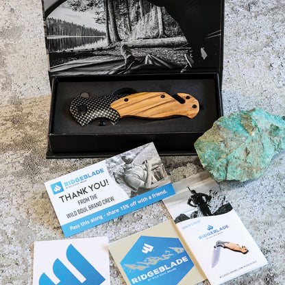 Ridgeblade™ Folding Knife – Built for the Outdoors, Ready for Everyday Carry